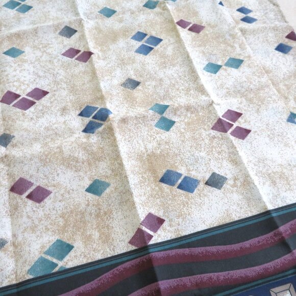 Vintage Springs King Pillowcases Geometric Diamond Made in USA MCM Mod NEW - Picture 5 of 10